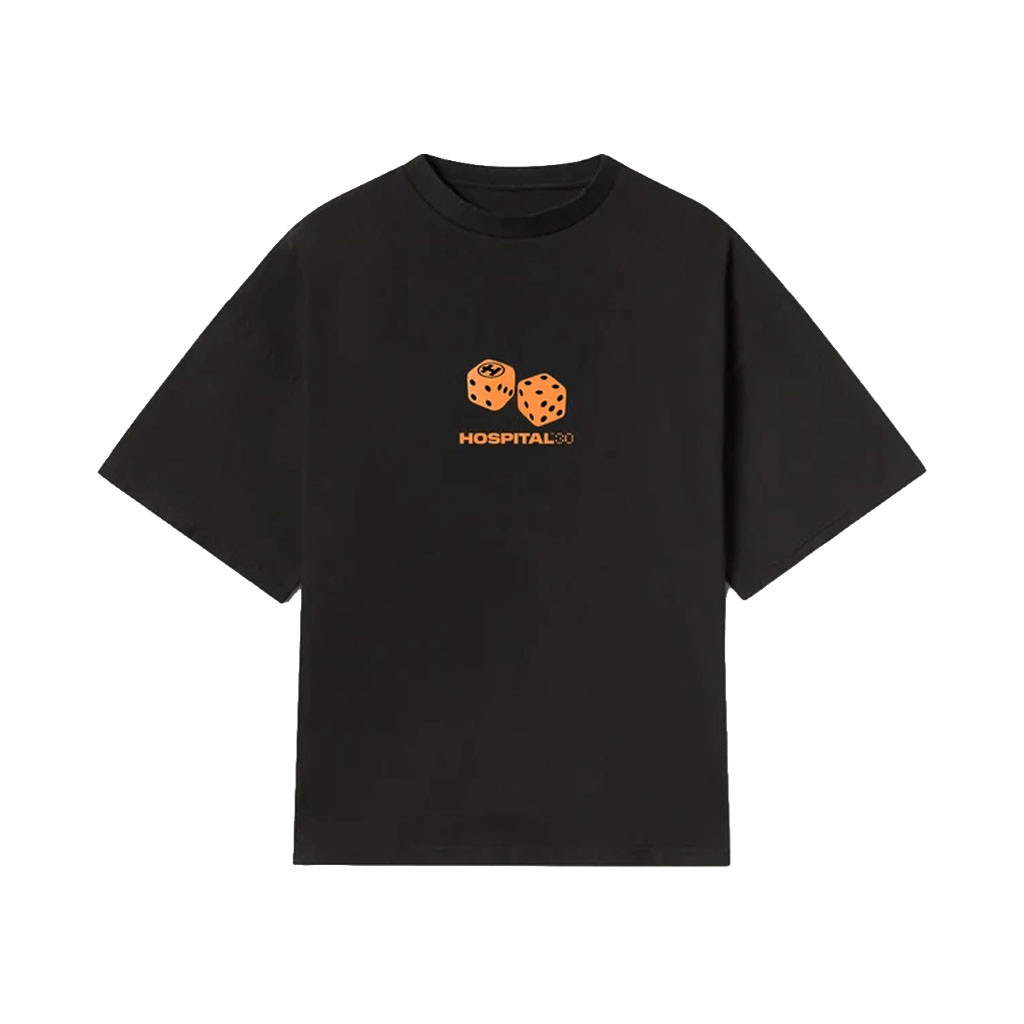 Hospital Records Merch 2026 Lucky Dice Black T-Shirt Cool Gifts For Music Lovers - Kdjoy