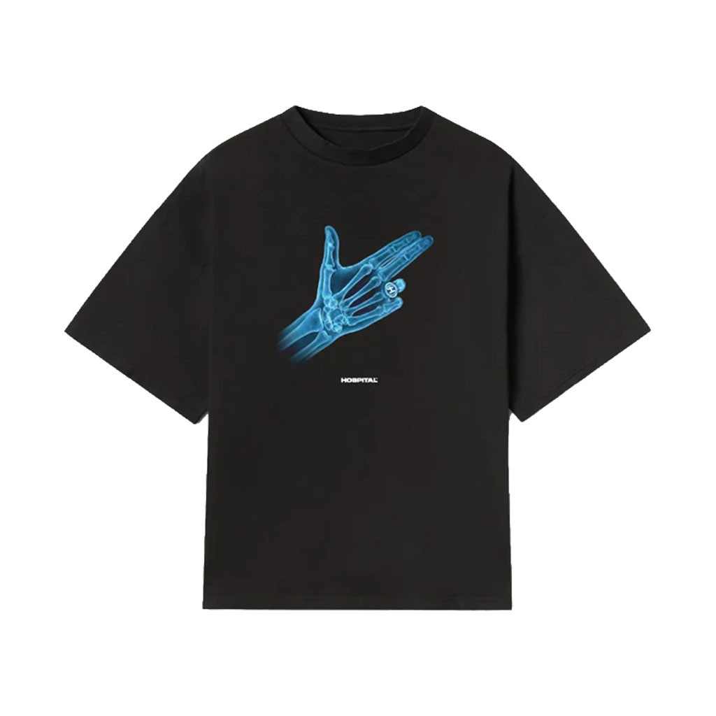 Hospital Records Merch 2026 X-Ray Black T-Shirt Music Lover Gifts For Him - Kdjoy