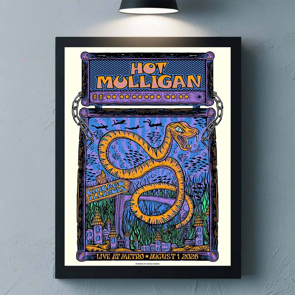 Hot Mulligan Live At Metro Chicago Illinois 2026 Event Poster Hot Mulligan Merch Gifts - Kdjoy