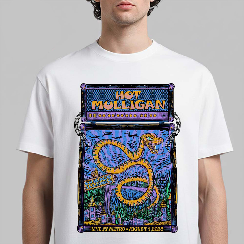 Hot Mulligan Live At Metro Chicago Illinois 2026 Event T-Shirt Hot Mulligan Merch Gifts Ideas - Kdjoy