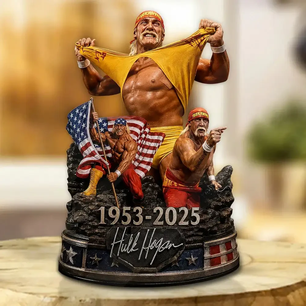 Hulk Hogan Thank You For The Memorial 1953 2025 Acrylic Plaque Hulk Hogan Merch Display Decor - Kdjoy Hulk Hogan Thank You For The Memorial 1953 2025 Acrylic Plaque Hulk Hogan Merch Display Decor - Kdjoy