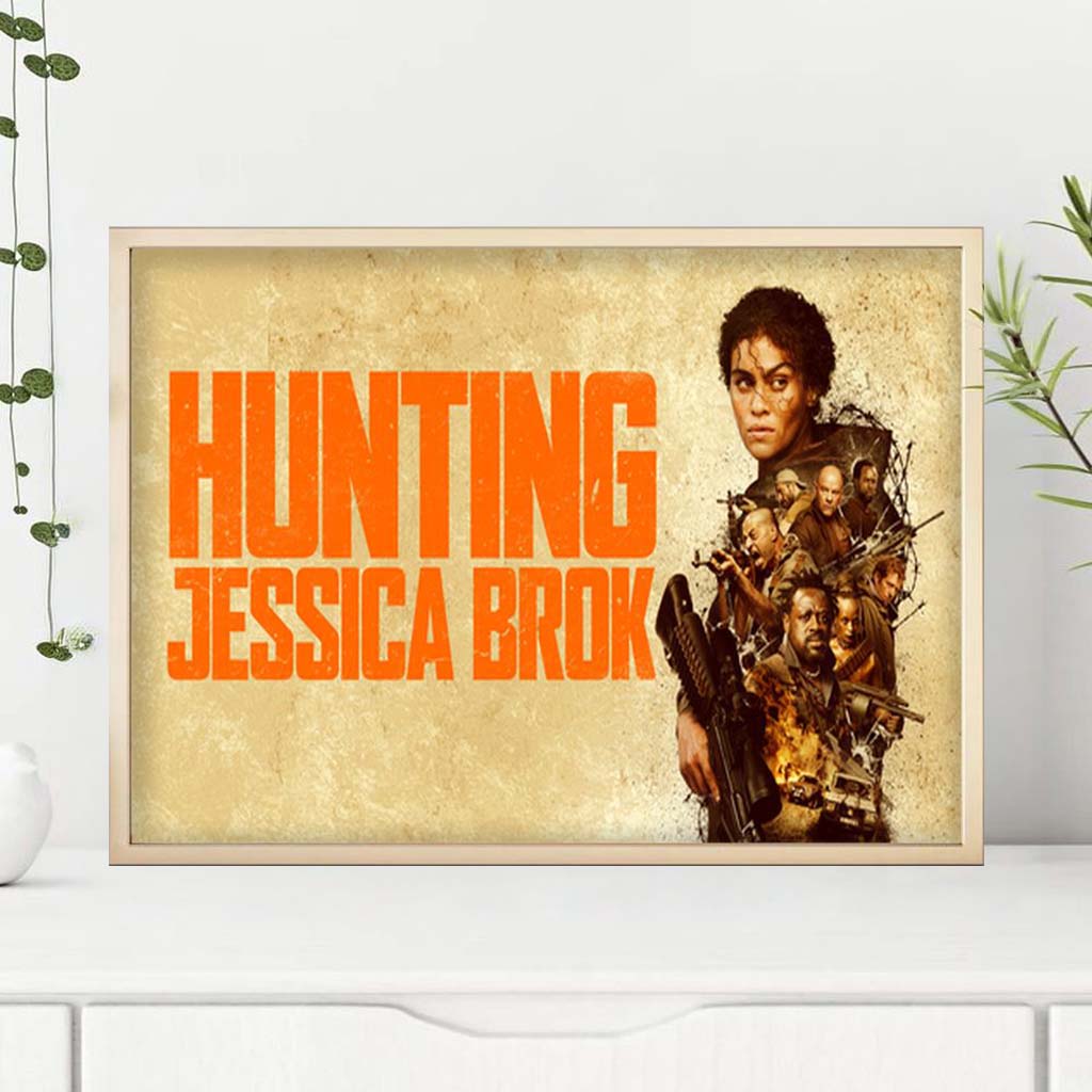 Hunting Jessica Brok 2026 Movie Poster Hunting Jessica Brok Merch Movie Fan Gifts - Kdjoy Hunting Jessica Brok 2026 Movie Poster Hunting Jessica Brok Merch Movie Fan Gifts - Kdjoy