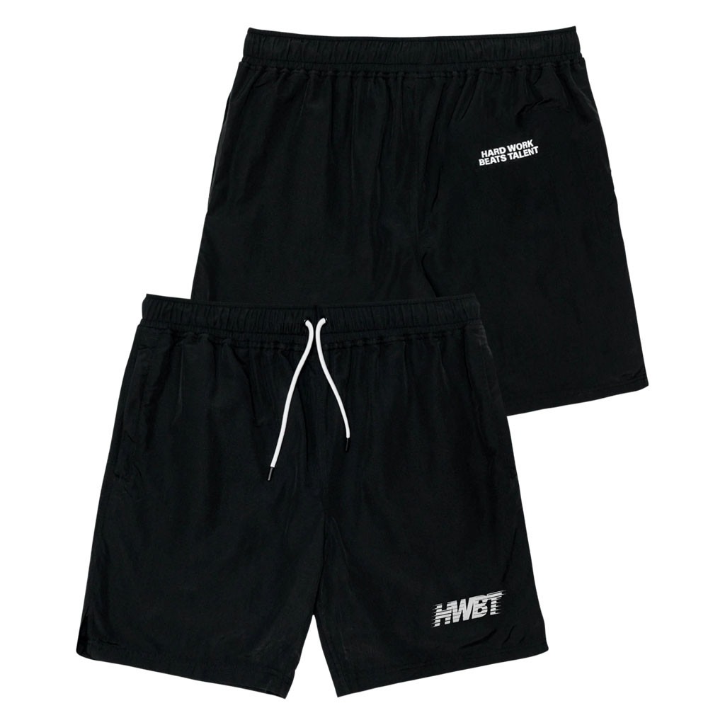 HWBT Merch 2026 Hard Work Beats Talent Black Shorts Birthday Ideas For Brothers - Kdjoy