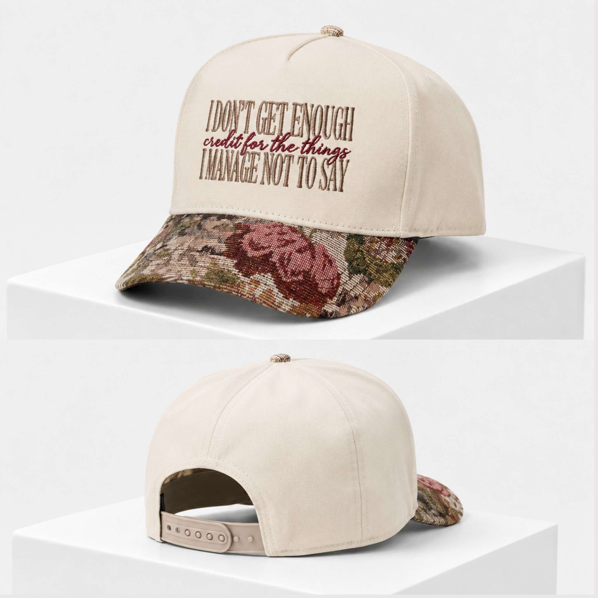 I Don't Get Enough Credit For The Things I Manage Not To Say 2026 Hat Embroidered Gifts For Her - Kdjoy
