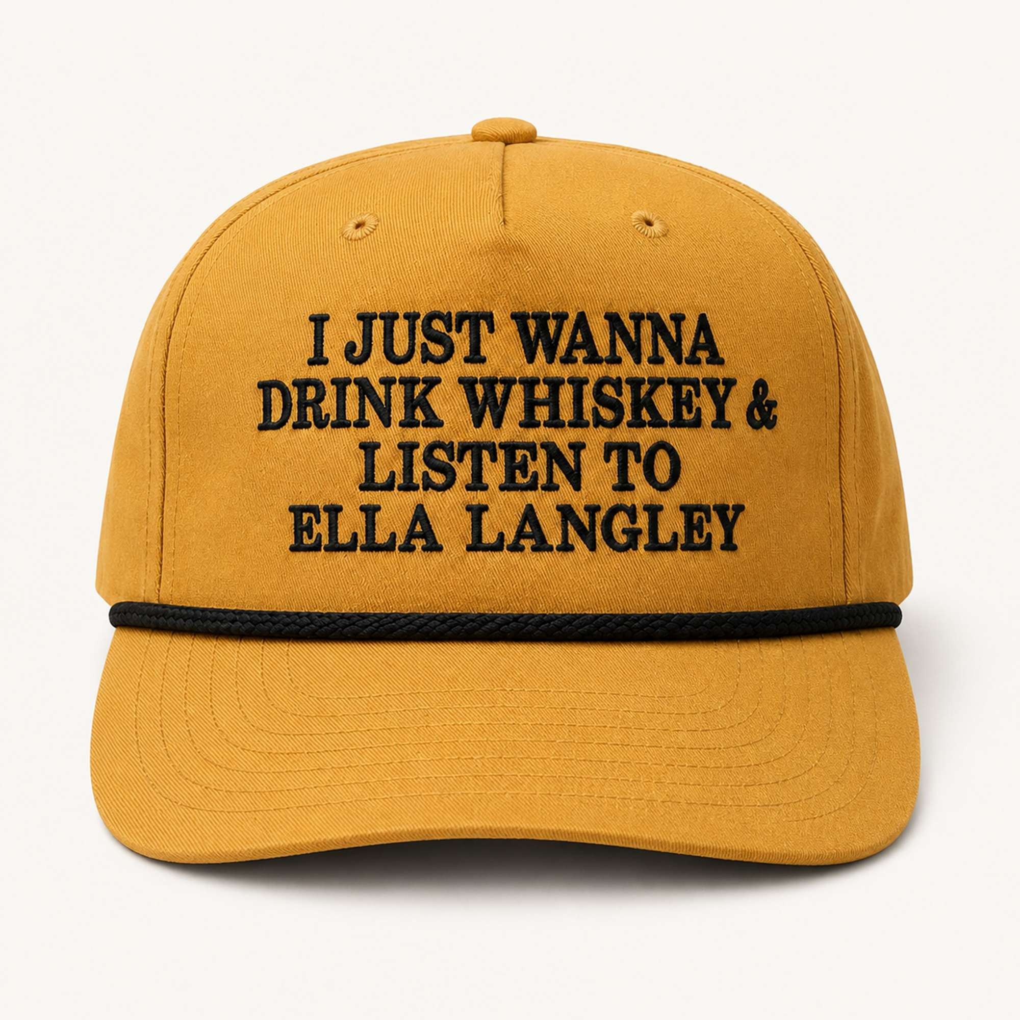 I Just Wanna Drink Whiskey And Listen To Ella Langley Hat Embroidered Ella Langley Merch - Kdjoy I Just Wanna Drink Whiskey And Listen To Ella Langley Hat Embroidered Ella Langley Merch - Kdjoy