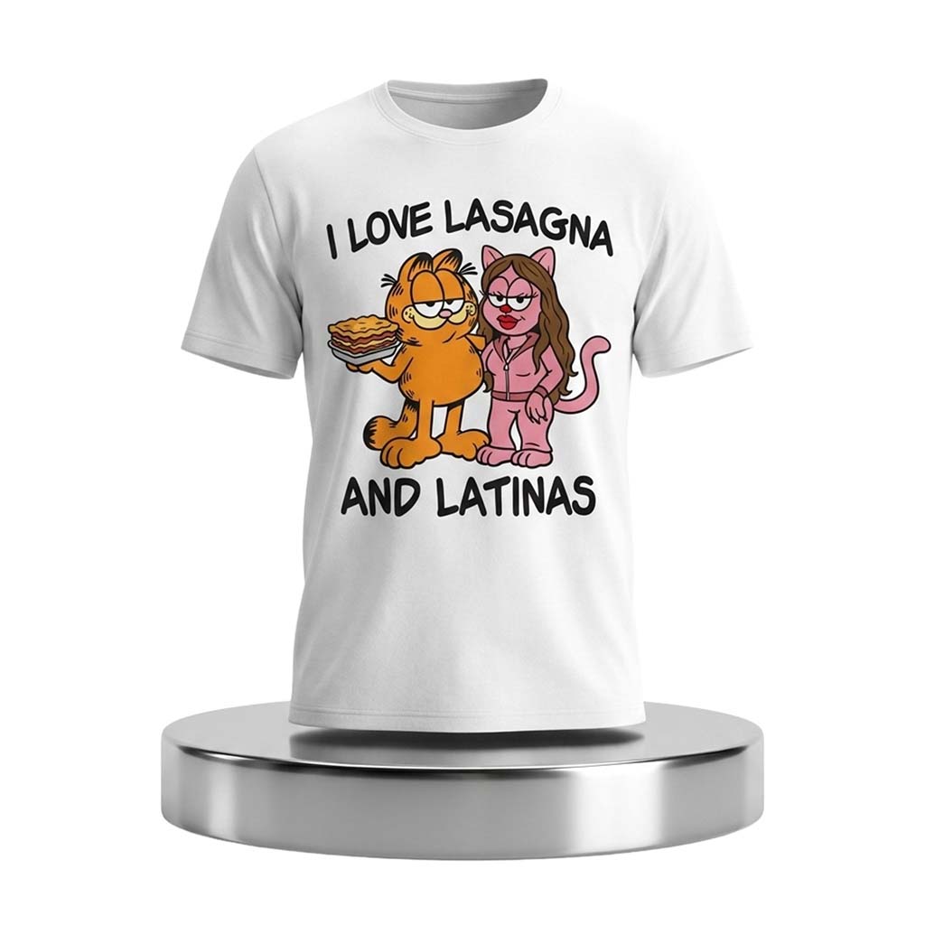I Love Lasagna And Latinas Shirt Gift Ideas For Husband - Kdjoy