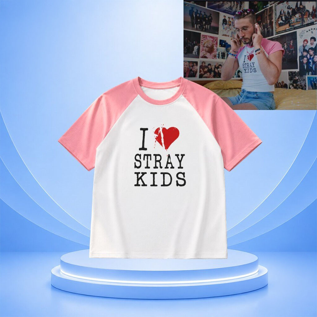 I Love Stray Kids T-Shirt 2026 Stray Kids Merch Gift Ideas For Friends - Kdjoy I Love Stray Kids T-Shirt 2026 Stray Kids Merch Gift Ideas For Friends - Kdjoy