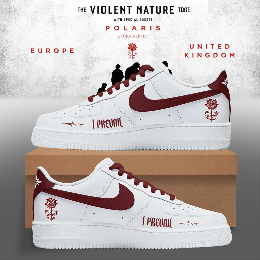 I Prevail The Violent Nature Tour 2026 Shoes Sneakers I Prevail Merch Gift For Music Lovers - Kdjoy I Prevail The Violent Nature Tour 2026 Shoes Sneakers I Prevail Merch Gift For Music Lovers - Kdjoy