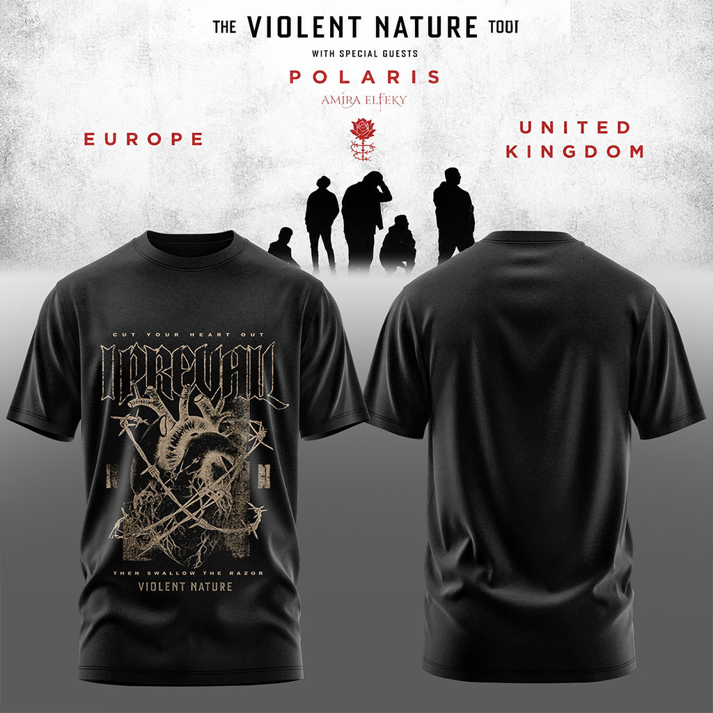 I Prevail The Violent Nature Tour 2026 T-Shirt I Prevail Merch Gift For Rock Band Fans - Kdjoy I Prevail The Violent Nature Tour 2026 T-Shirt I Prevail Merch Gift For Rock Band Fans - Kdjoy