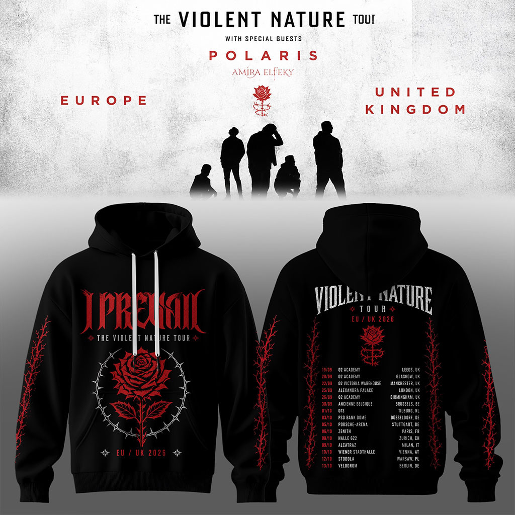 I Prevail The Violent Nature Tour 2026 Tour Hoodie I Prevail Merch Present For Rock Fans - Kdjoy
