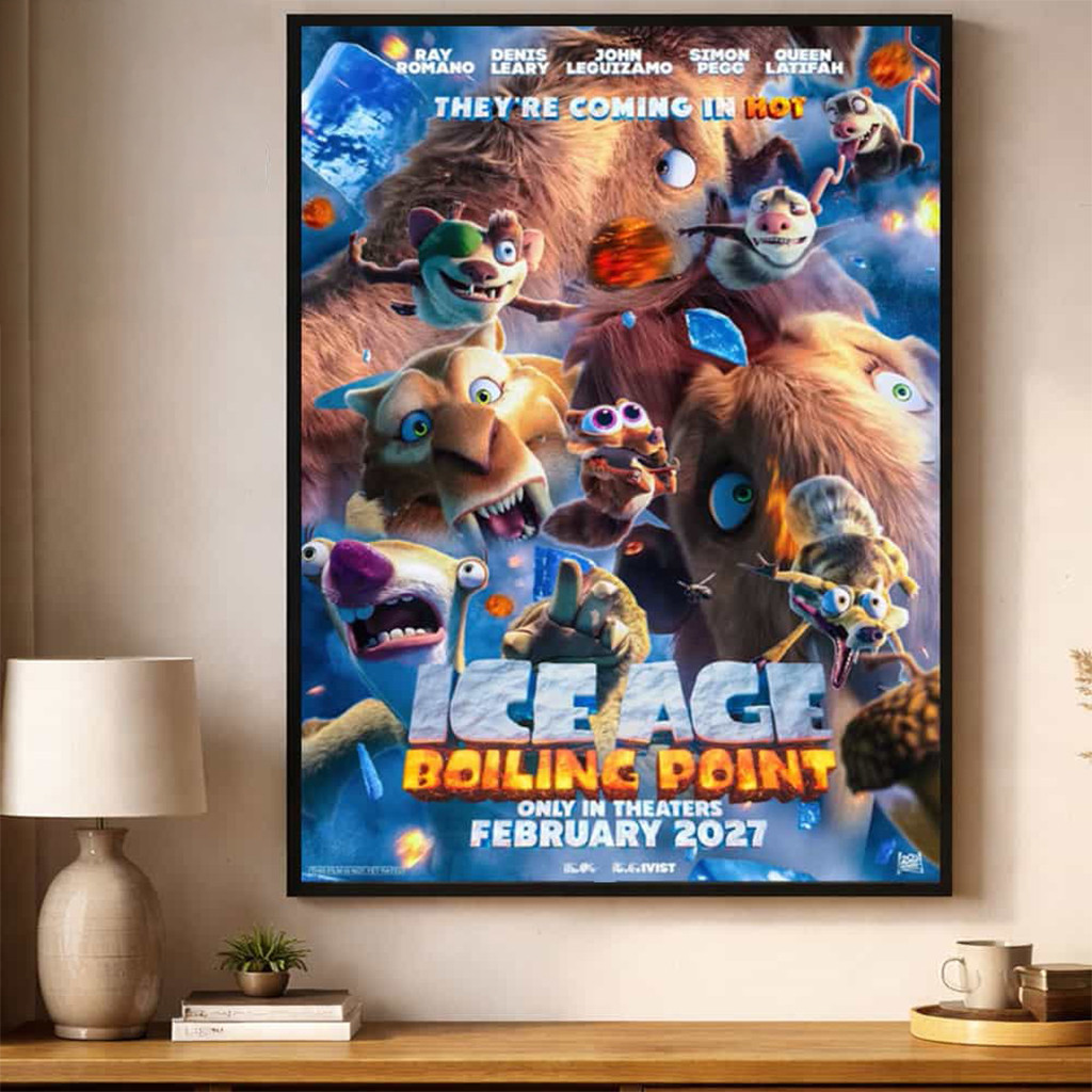 Ice Age Boiling Point 2027 Poster Movie Poster Ice Age Merch Best Gifts For Home - Kdjoy