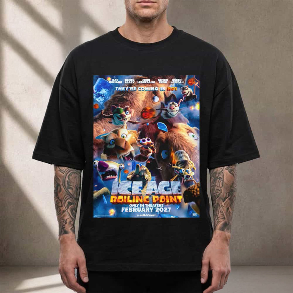 Ice Age Boiling Point 2027 Poster Movie T-Shirt Ice Age Merch Useful Gifts For Husband - Kdjoy