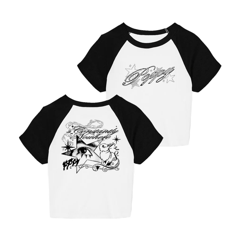 Impoppy Merch 2026 Constantly Nowhere Baby Tee Poppy Merch Music Lover Gifts For Her - Kdjoy