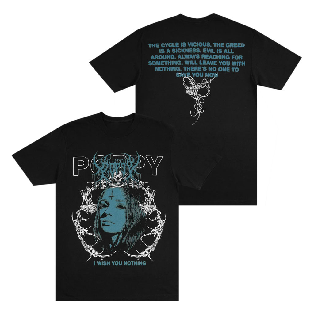 Impoppy Merch 2026 Cursed Poppy T-Shirt I Wish You Nothing Shirt Gift For Music Lovers - Kdjoy Impoppy Merch 2026 Cursed Poppy T-Shirt I Wish You Nothing Shirt Gift For Music Lovers - Kdjoy