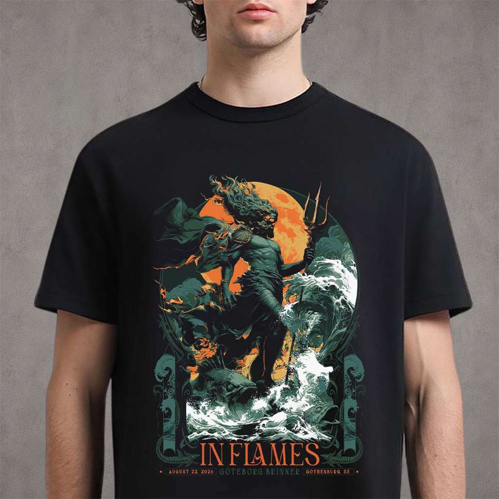 In Flames Gothenburgh Sweden 2026 Shirt In Flames Merch Cool Gifts For Music Lovers - Kdjoy