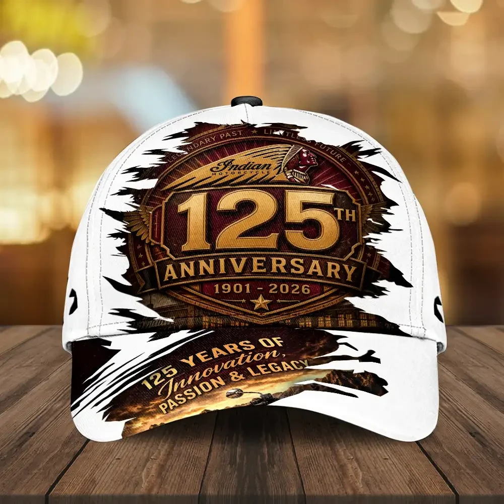 Indian Motorcycle 125 Years Of Innovation Passion And Legacy Hat Indian Motorcycle Merch - Kdjoy Indian Motorcycle 125 Years Of Innovation Passion And Legacy Hat Indian Motorcycle Merch - Kdjoy