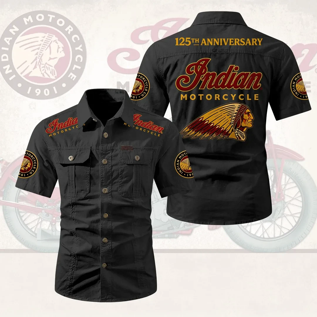 Indian Motorcycle 125th Anniversary Hawaiian Shirt 2026 Gifts For Motorcycle Riders - Kdjoy