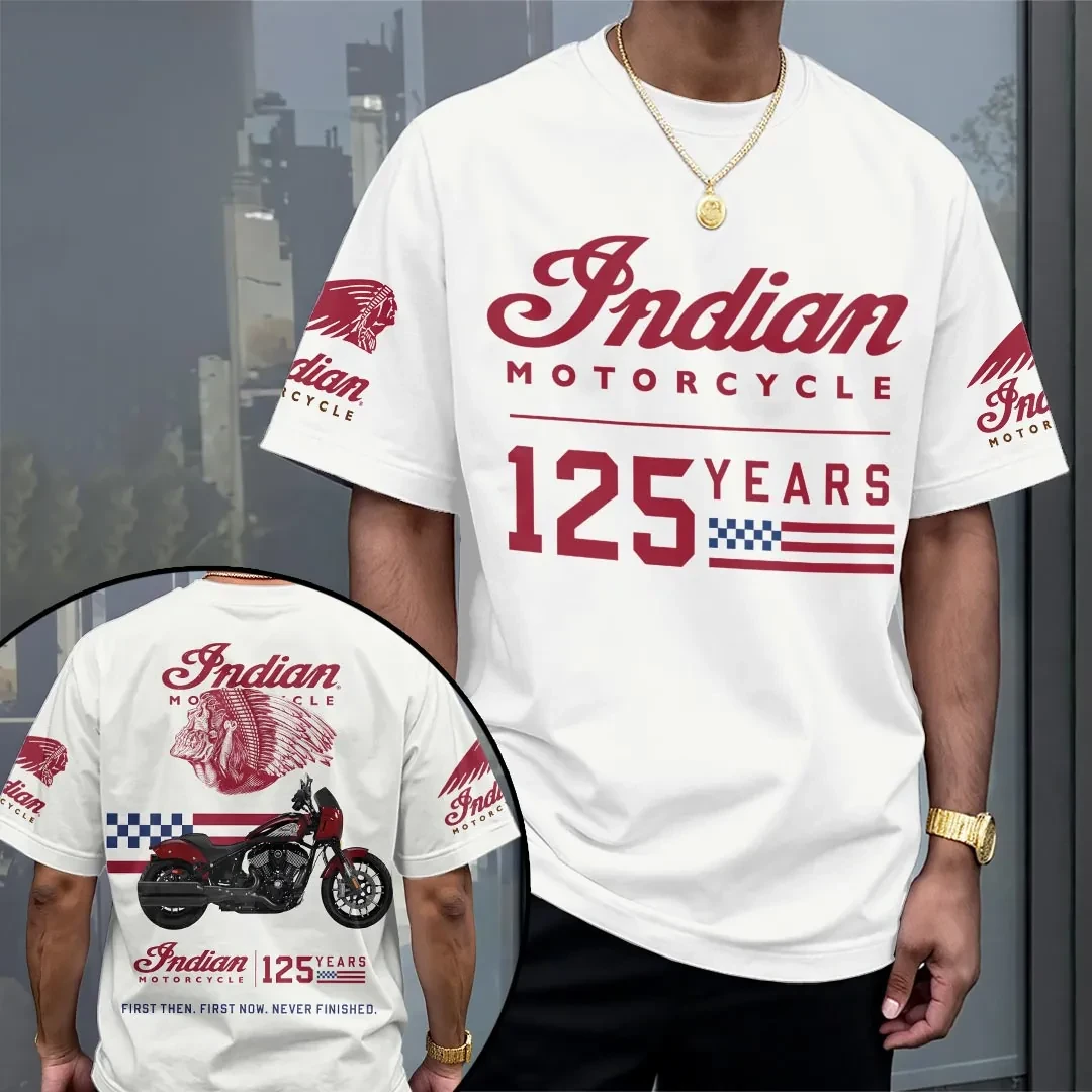 Indian Motorcycle 125th Anniversary T-Shirt First Then First Now Never Finished Tee Him Gifts - Kdjoy Indian Motorcycle 125th Anniversary T-Shirt First Then First Now Never Finished Tee Him Gifts - Kdjoy