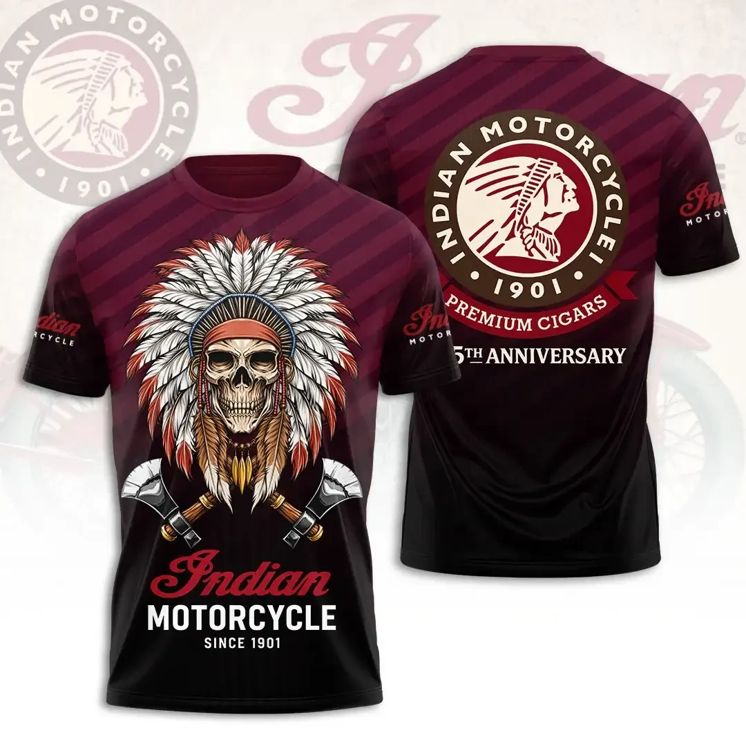Indian Motorcycle 125th Anniversary T-Shirt Indian Motorcycle Merch Birthday Gift For Him - Kdjoy