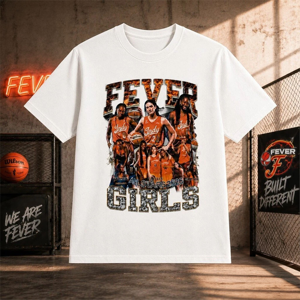 Indiana Fever All Stars 2026 Shirt Caitlin Clark Fan Tee Indiana Fever Merch Basketball Gear - Kdjoy Indiana Fever All Stars 2026 Shirt Caitlin Clark Fan Tee Indiana Fever Merch Basketball Gear - Kdjoy