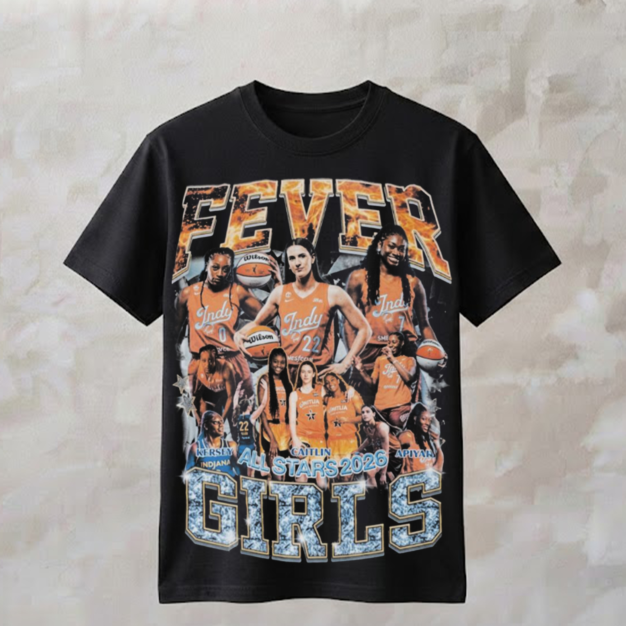 Indiana Fever Girl All Stars 2026 Shirt Indiana Fever Merch Gifts For Basketball Fan - Kdjoy