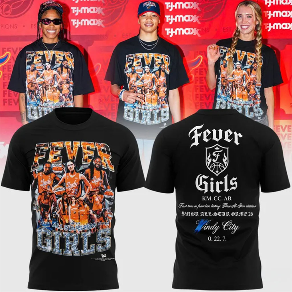 Indiana Fever Girls All Stars 2026 Windy City T-Shirt Indiana Fever Merch Basketball Fan Gifts - Kdjoy