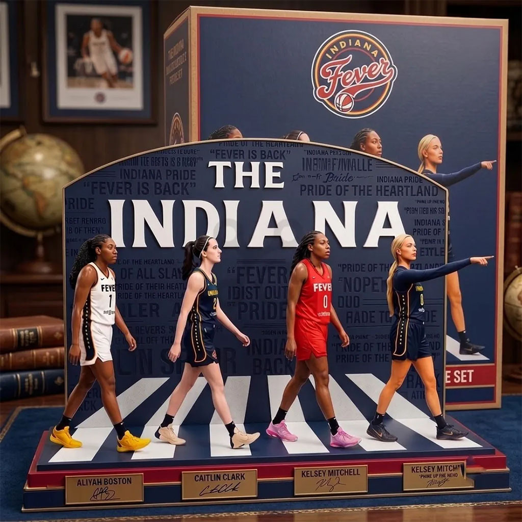 Indiana Fever Players Abbey Road Acrylic Plaque Indiana Fever Merch Gift For Basketball Lover - Kdjoy Indiana Fever Players Abbey Road Acrylic Plaque Indiana Fever Merch Gift For Basketball Lover - Kdjoy