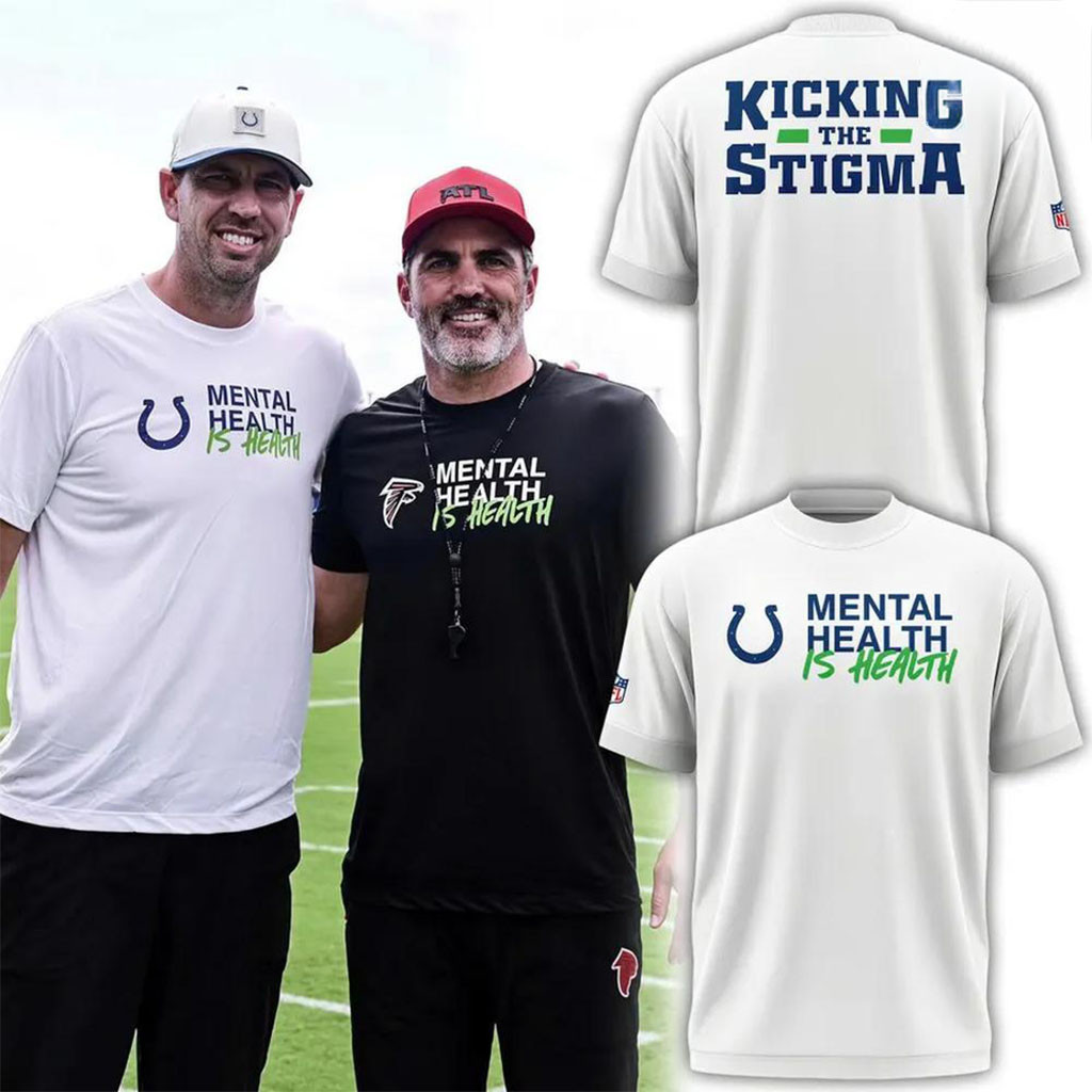 Indianapolis Colts Kicking The Stigma Mental Health T-Shirt Colts Merch Gifts For Fans - Kdjoy