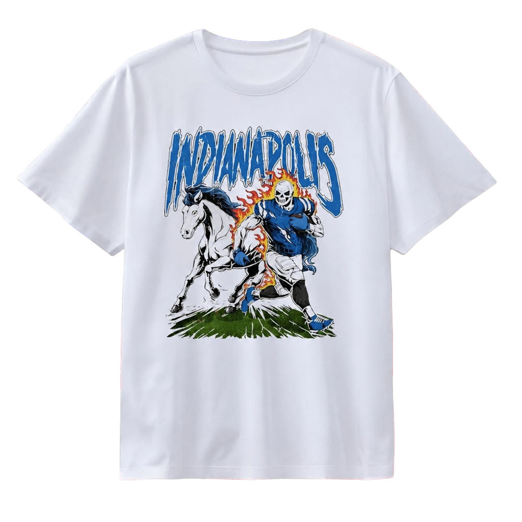 Indianapolis Football Skull And Horse Sports 2026 Shirt Indianapolis Colts Merch Football Gifts - Kdjoy Indianapolis Football Skull And Horse Sports 2026 Shirt Indianapolis Colts Merch Football Gifts - Kdjoy