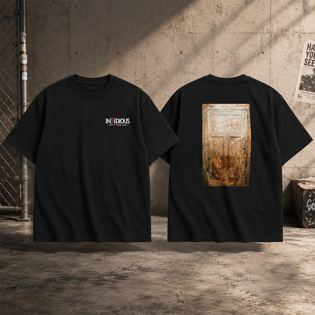 Insidious 5 Cast And Crew Door Graphic Shirt Insidious 5 Merch Gift For Horror Fans - Kdjoy Insidious 5 Cast And Crew Door Graphic Shirt Insidious 5 Merch Gift For Horror Fans - Kdjoy