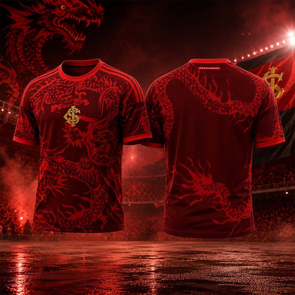 Internacional 2026 27 Dragon Third Kit Jersey Sport Club Internacional Merch Fan Gifts - Kdjoy