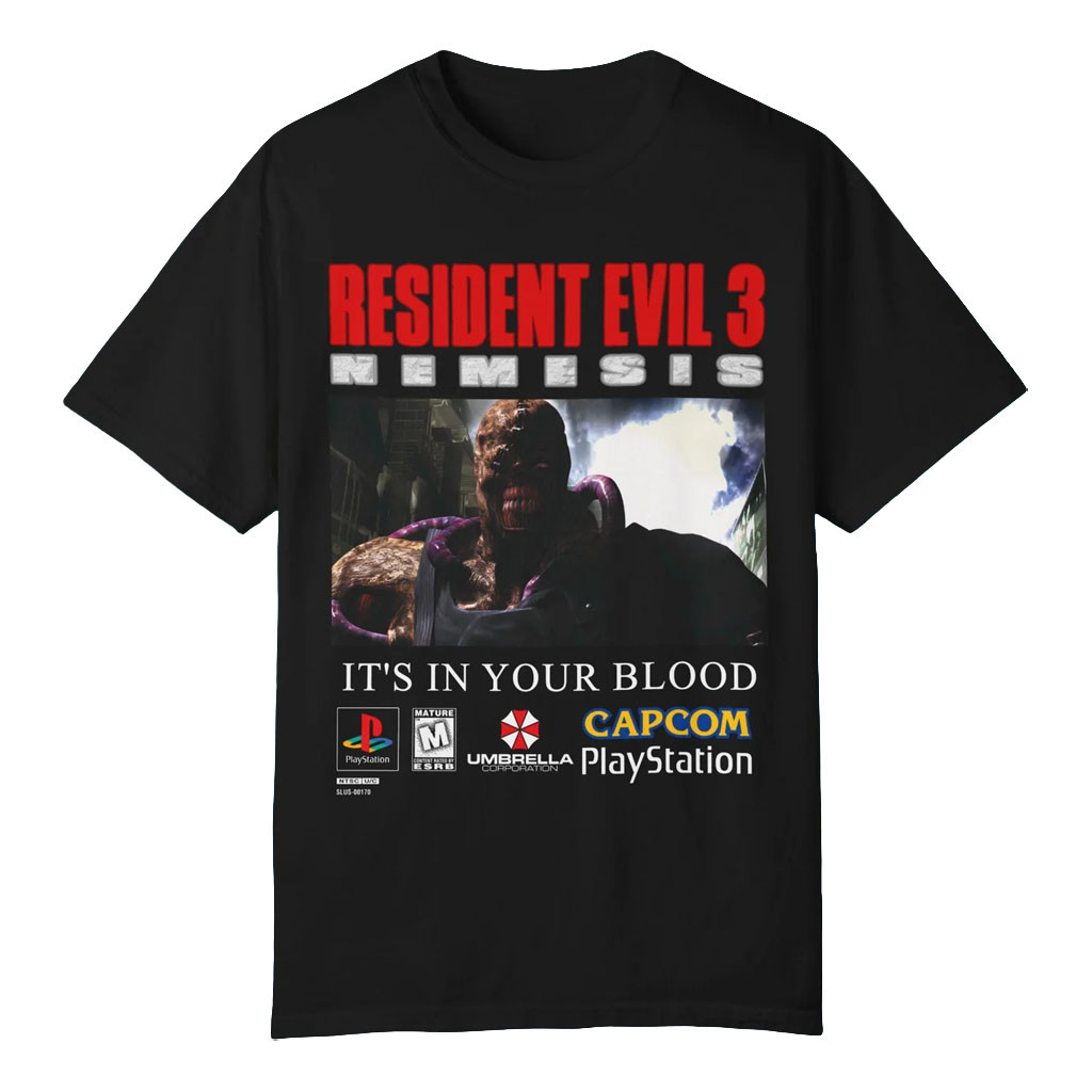 Iron Fortress Records Merch 2026 Resident Evil 3 Nemesis T-Shirt Gift For Video Game Lover