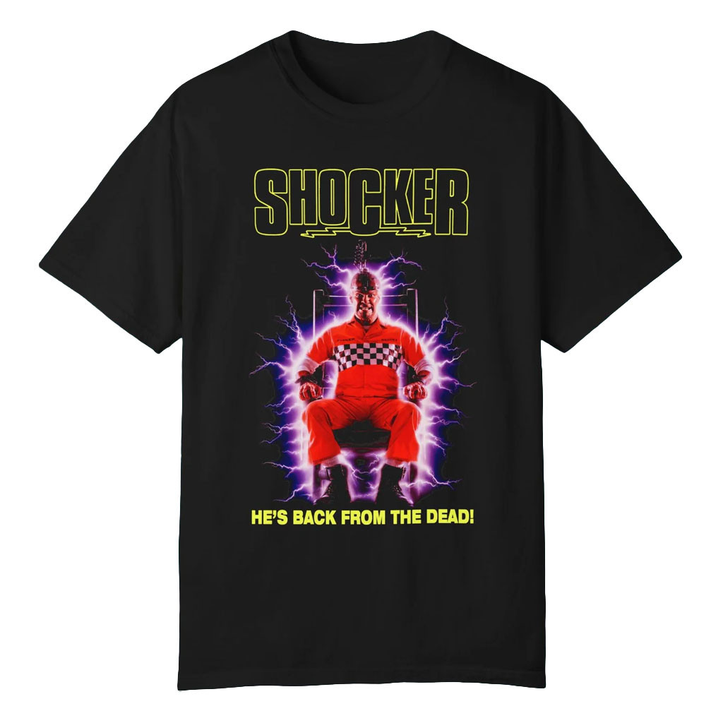 Iron Fortress Records Merch 2026 Shocker T-Shirt He's Back From The Dead Horror Movie Fan Gifts