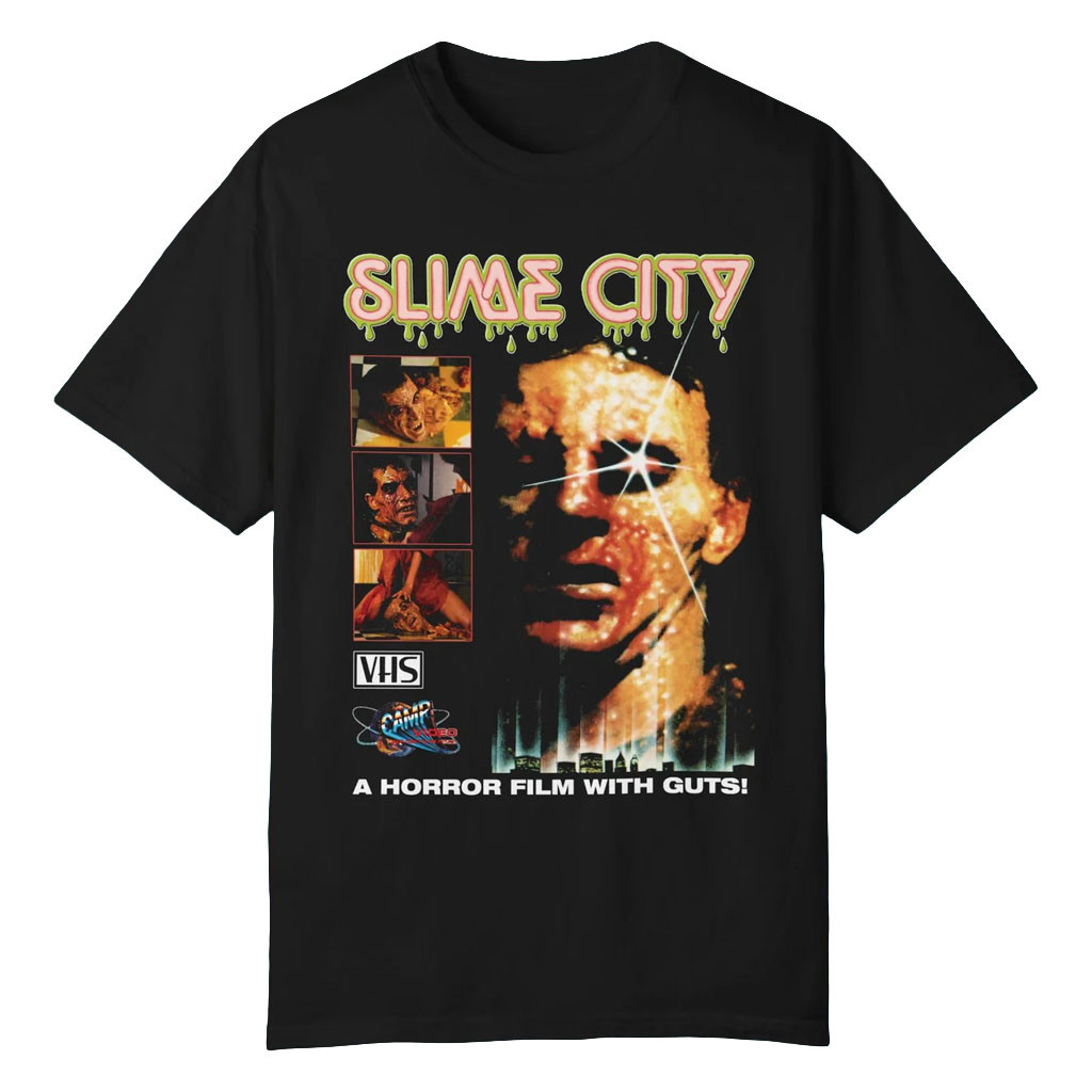 Iron Fortress Records Merch 2026 Slime City T-Shirt A Horror Film With Guts Tee Fan Gifts