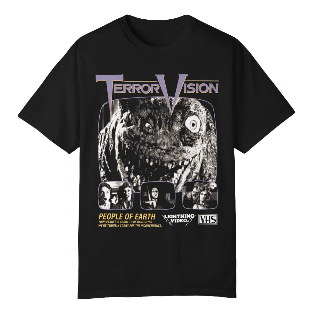 Iron Fortress Records Merch 2026 Terror Vision Shirt People Of Earth Tee Horror Movie Fan Gifts