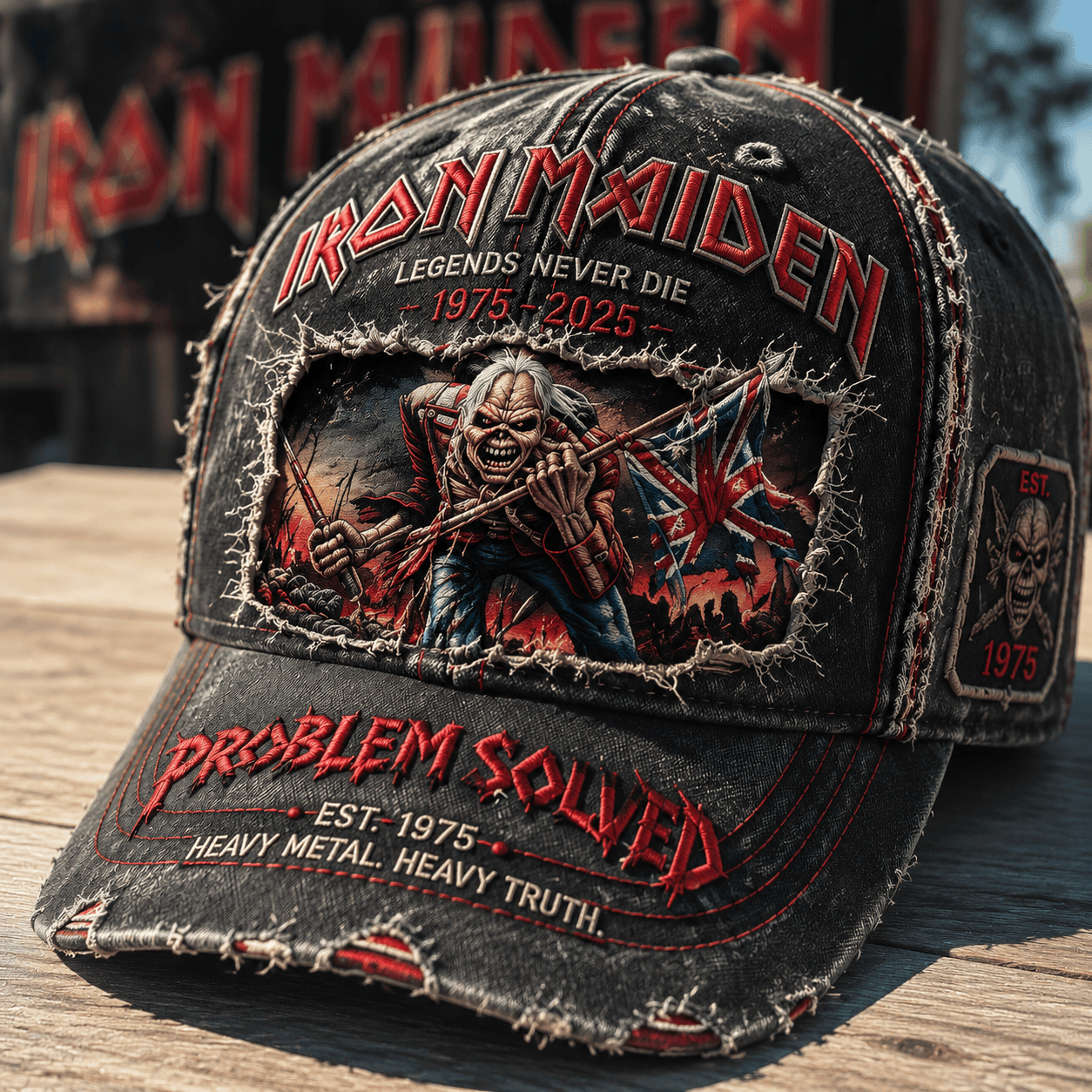 Iron Maiden Legends Never Die Hat Heavy Metal Heavy Truth Hat Iron Maiden Merch Fan Gifts - Kdjoy