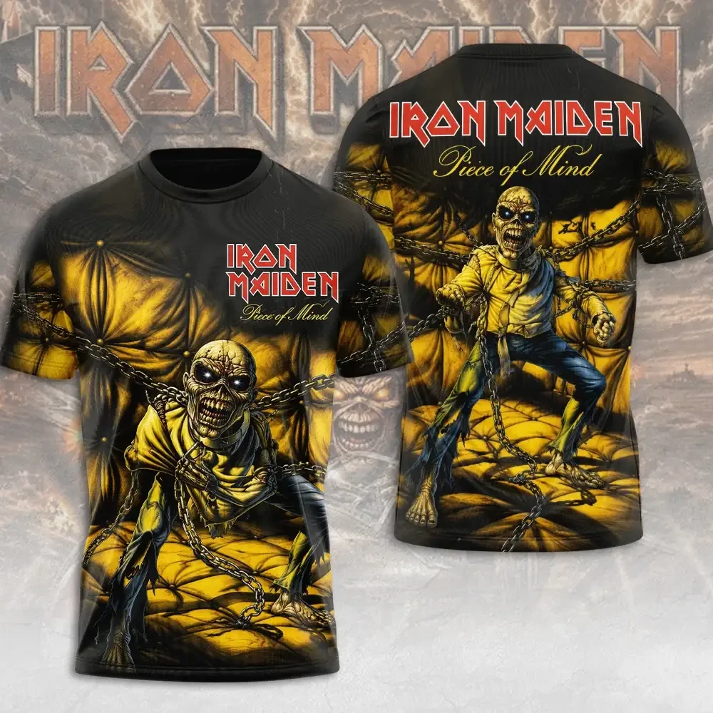 Iron Maiden Merch 2026 Piece Of Mind Iron Maiden T-Shirt Gifts For Band Fans - Kdjoy
