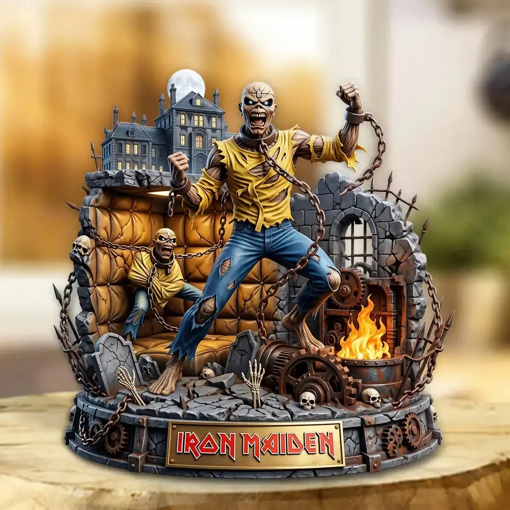 Iron Maiden Merch 2026 Run For Your Lives World Tour 2026 Acrylic Plaque Music Fans Gifts - Kdjoy