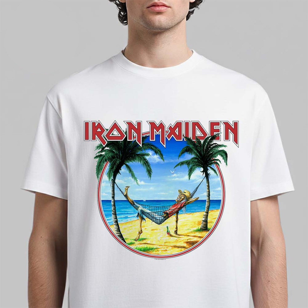 Iron Maiden Merch Summer 2026 Collection Eddie Off Tour At The Beach T-Shirt Gift For Fan - Kdjoy