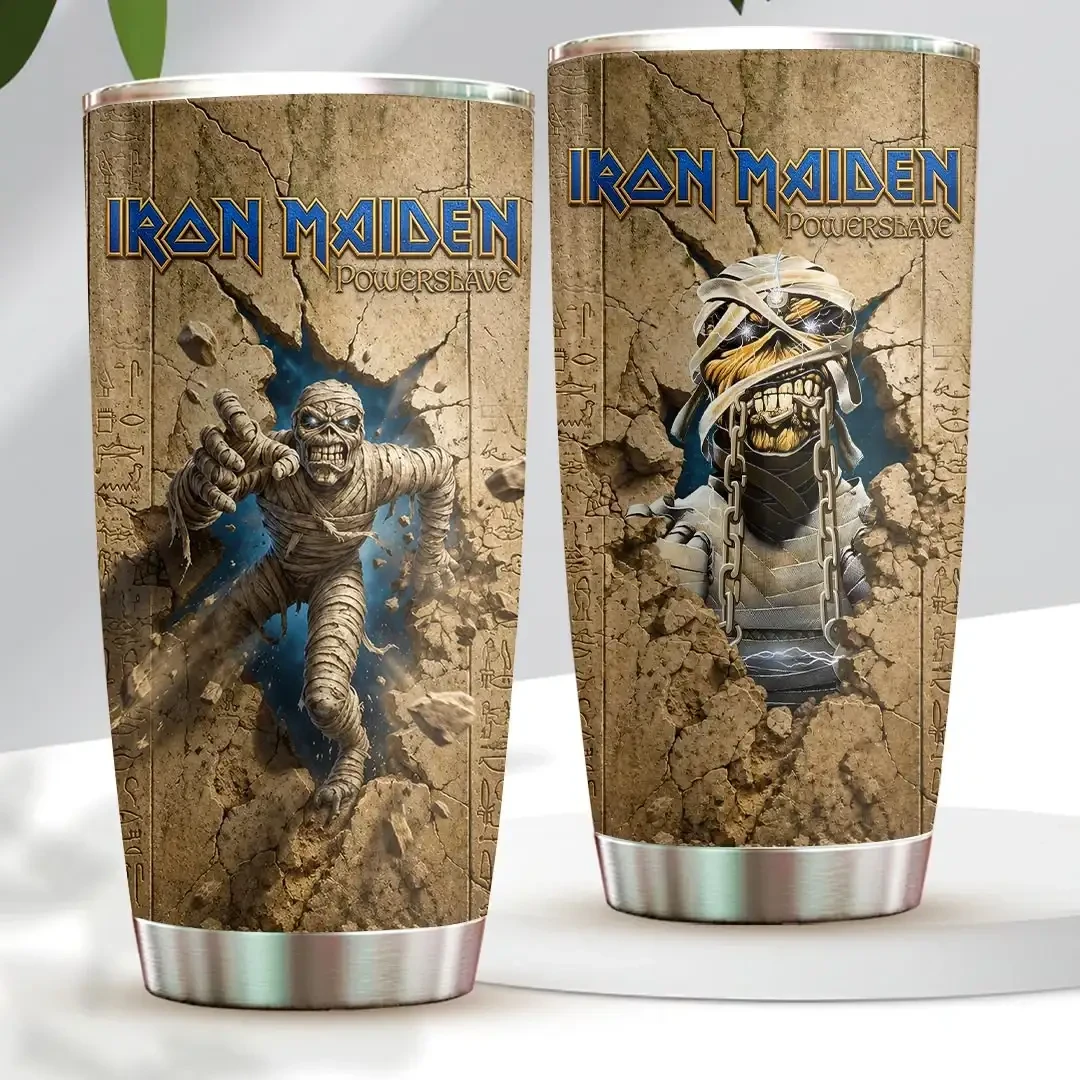Iron Maiden Merchandise Run For Your Lives World Tour 2026 Tumbler Presents For Music Lovers - Kdjoy