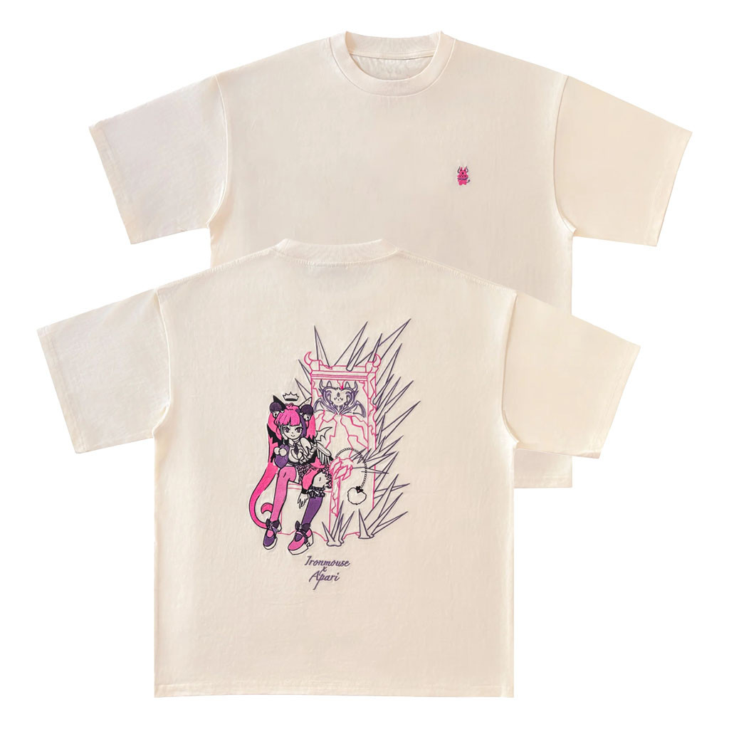 Ironmouse Merch 2026 Ironmouse Throne T-Shirt Japanese Anime Tee Anime Lover Gifts - Kdjoy