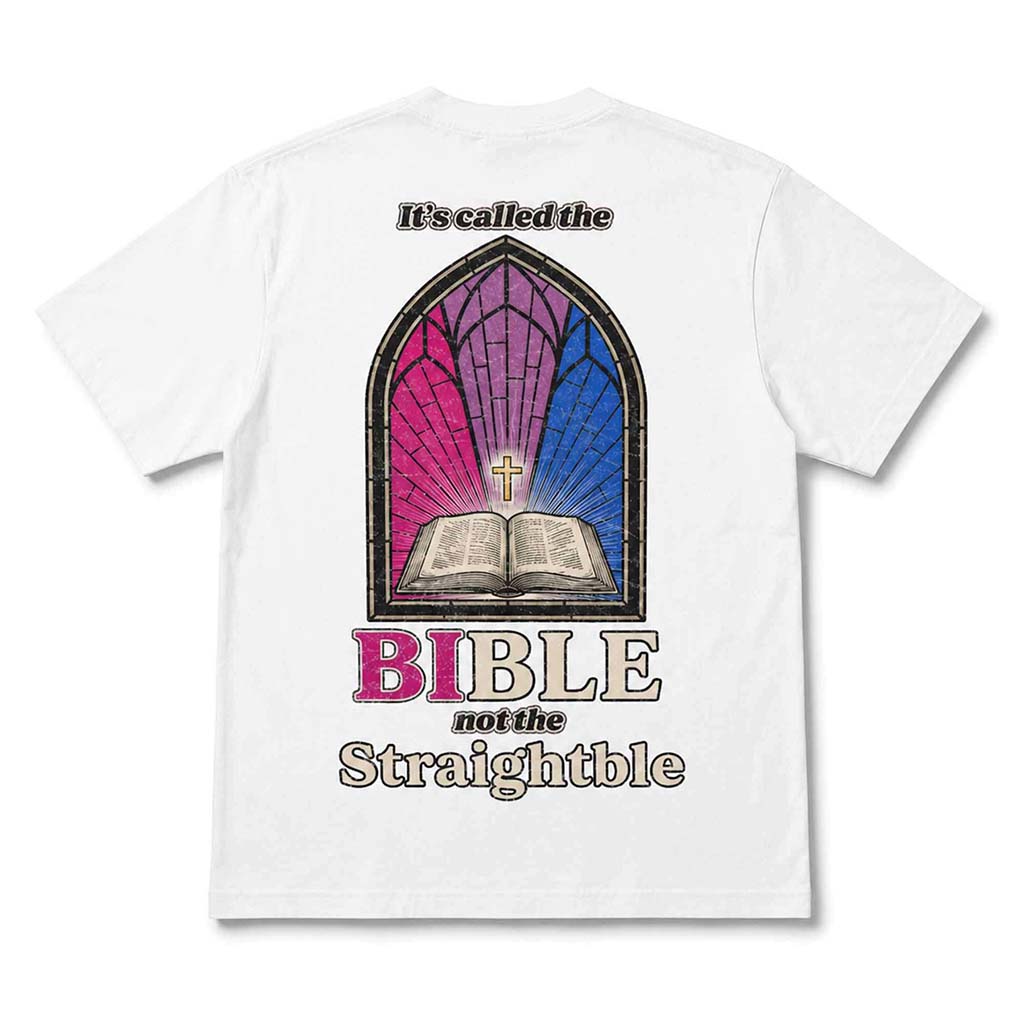 It's Called The Bible Not The Straightble Shirt Funny Christian T-Shirt Gifts For BFF - Kdjoy