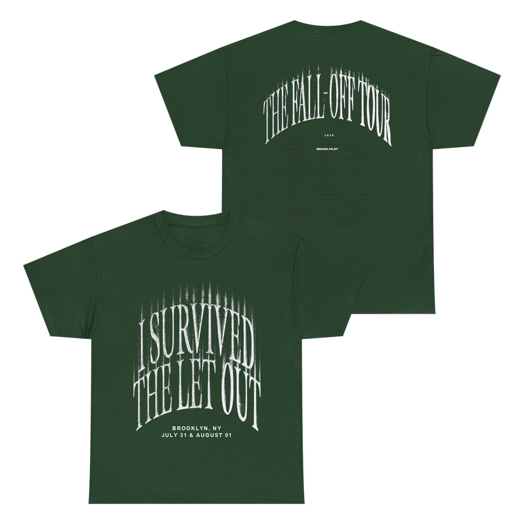 J Cole Fall Off Tour Merch 2026 I Survived The Let Out T-Shirt Brooklyn Shirt Hip Hop Fan Gifts - Kdjoy