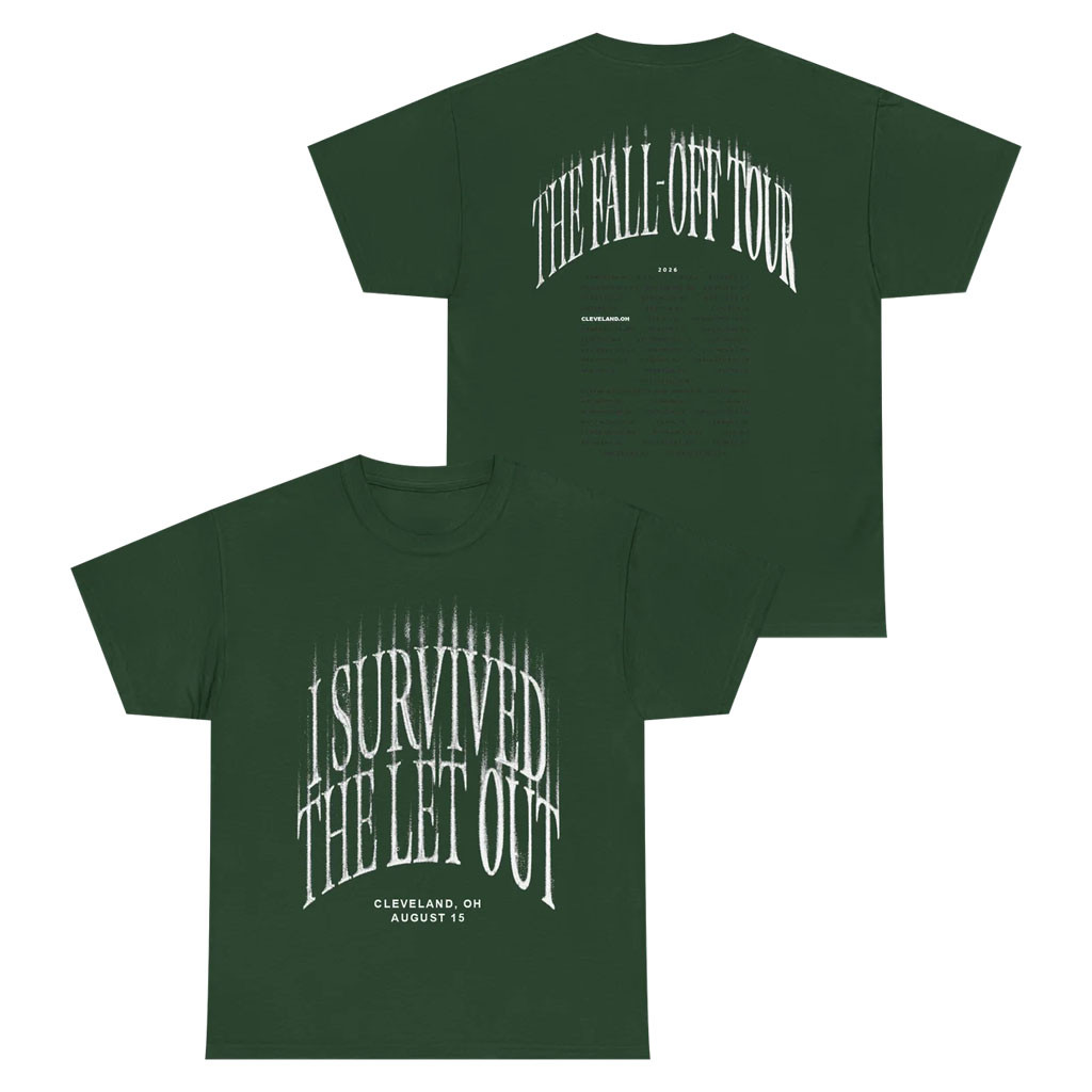 J Cole Fall Off Tour Merch 2026 The Let Out T-Shirt Cleveland Shirt J Cole Concert Merch - Kdjoy J Cole Fall Off Tour Merch 2026 The Let Out T-Shirt Cleveland Shirt J Cole Concert Merch - Kdjoy