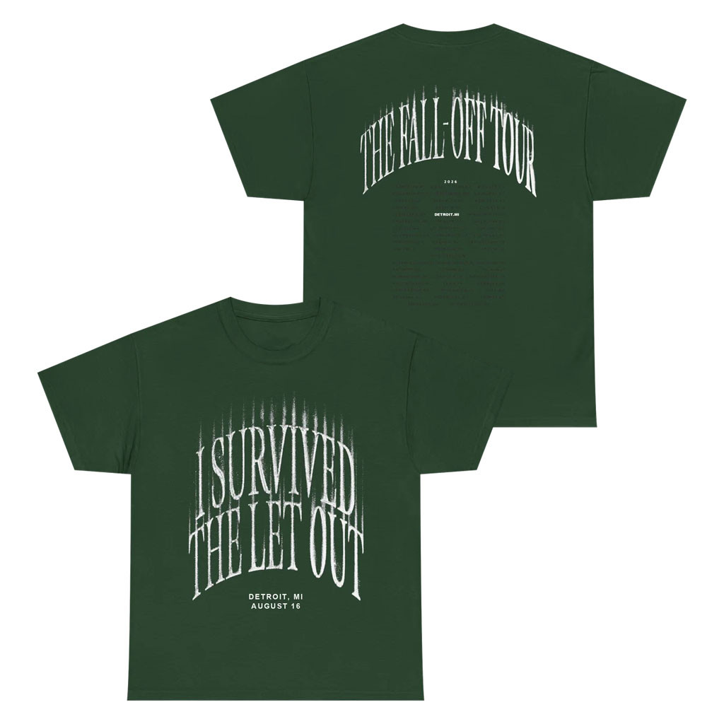 J Cole Fall Off Tour Merch 2026 The Let Out T-Shirt Detroit Shirt J Cole Tour Merch Fan Gifts - Kdjoy J Cole Fall Off Tour Merch 2026 The Let Out T-Shirt Detroit Shirt J Cole Tour Merch Fan Gifts - Kdjoy