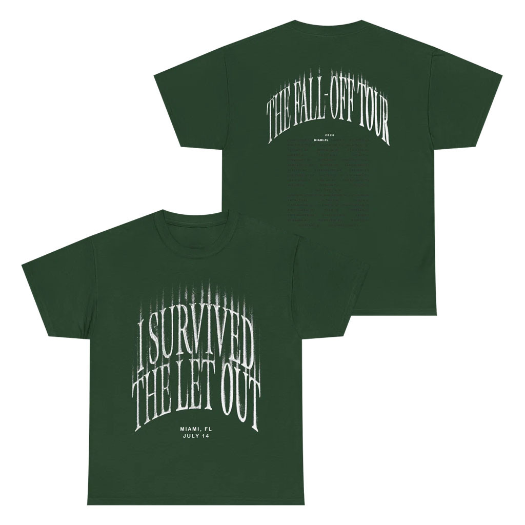 J Cole Fall Off Tour Merch 2026 The Let Out T-Shirt Miami Shirt Fall Off Tour Merch Fan Gifts - Kdjoy