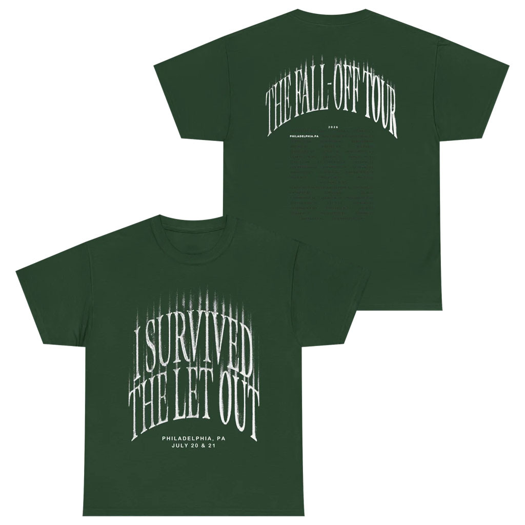 J Cole Fall Off Tour Merch 2026 The Let Out T-Shirt Philadelphia Tee J Cole Concert Merchandise - Kdjoy