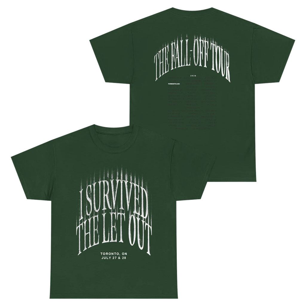 J Cole Fall Off Tour Merch 2026 The Let Out T-Shirt Toronto Tee J Cole Merch Concert Outfits - Kdjoy J Cole Fall Off Tour Merch 2026 The Let Out T-Shirt Toronto Tee J Cole Merch Concert Outfits - Kdjoy