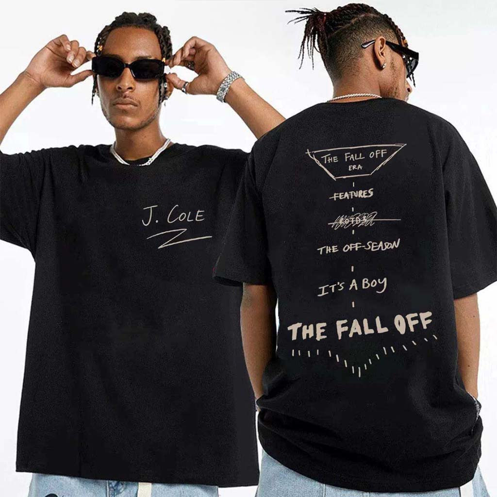 J Cole The Fall Off Tour 2026 T-Shirt J Cole Merch Best Gift For Rap Music Fans