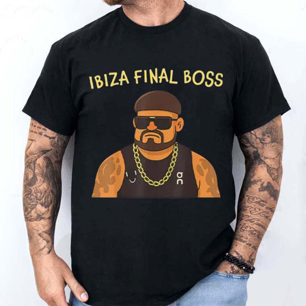 Jack Kay Ibiza Final Boss T-Shirt Black Unique Gift For Brothers